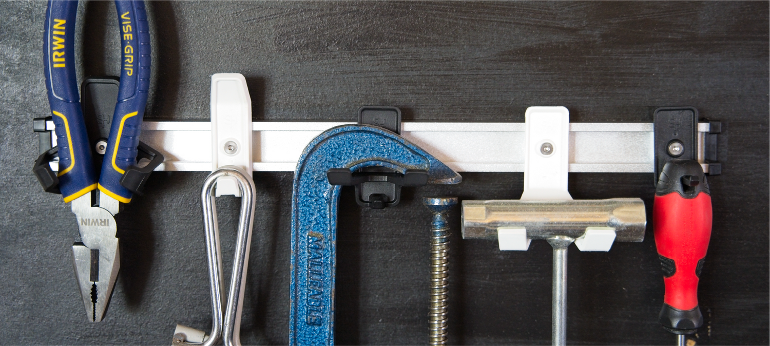  Superhooks, Tool Hooks on a rail